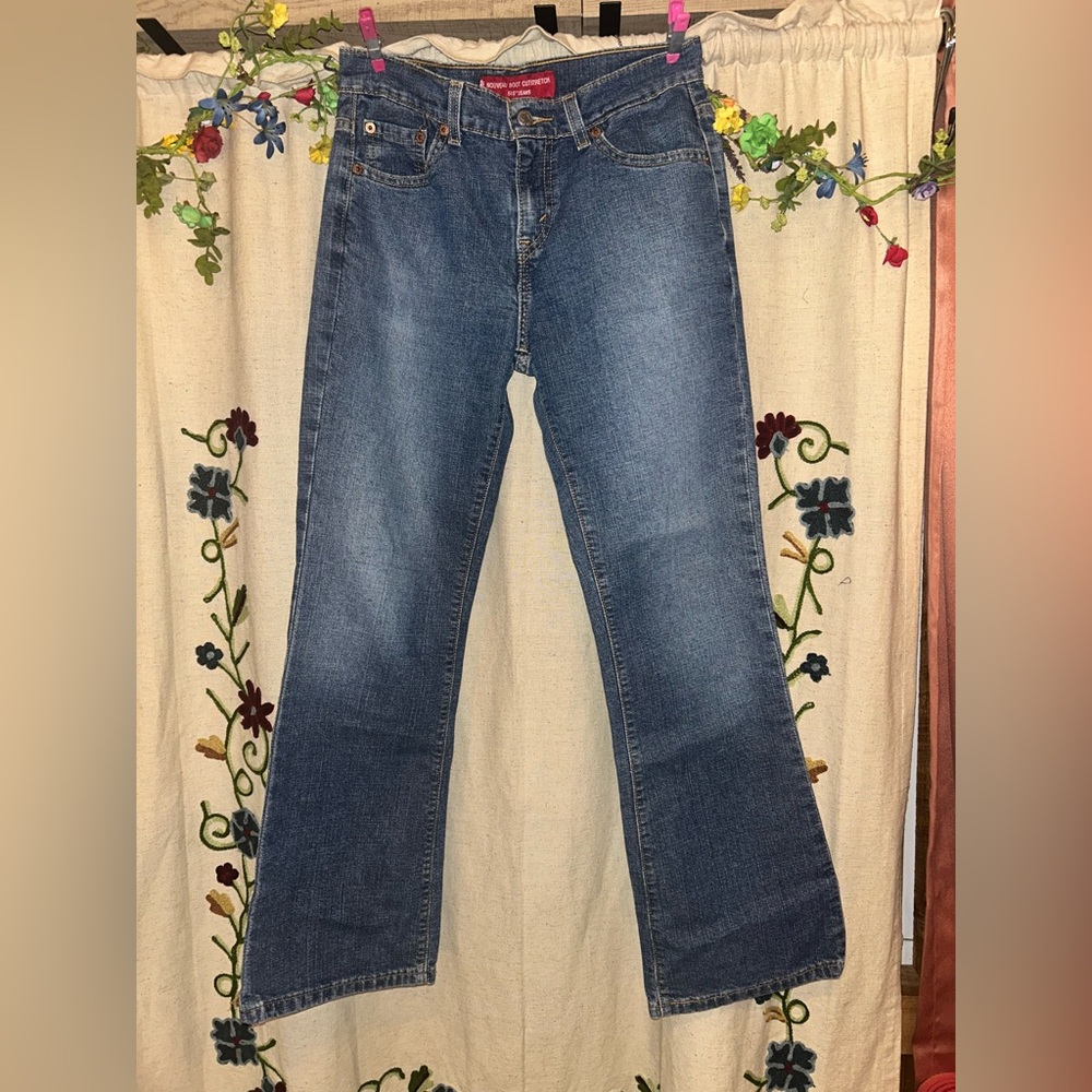 Levi's Nouveau Bootcut Blue Jeans